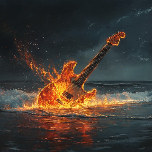 A high energy instrumental track featuring aggressive distorted guitars, thundering basslines, and relentless drumming, creating an atmosphere of raw power and intensity. The composition builds up with fast paced riffs and explosive solos that captivate the listener, embodying the essence of pure hard hitting metal.