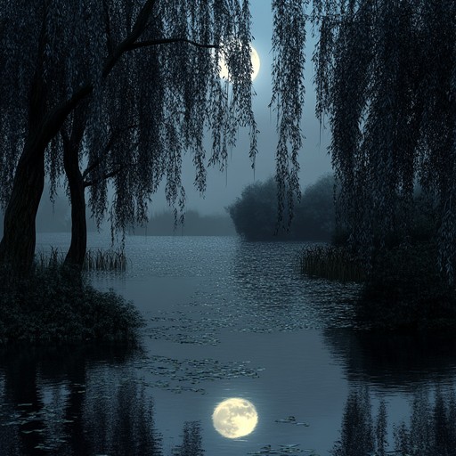 A serene and evocative piano piece that captures the tenderness of a quiet night by the moonlit pond, with flowing melodies that reflect on deep emotions and shared moments of love