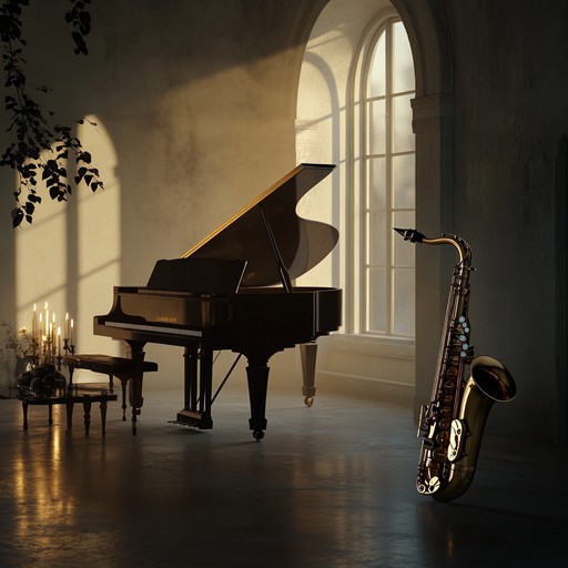 This composition drapes you in the elegance of twilight, where classical sophistication meets the soulful improvisation of jazz. The piano’s refined touch converses gracefully with the saxophone's emotive depth, curating a serene and luxurious listening experience.