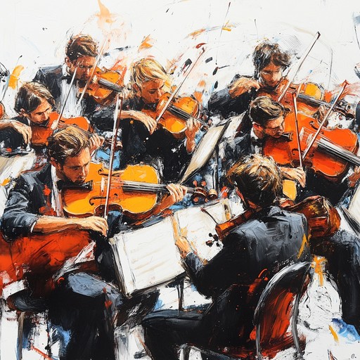 A tempestuous orchestral piece featuring contemporary classical elements with relentless, aggressive energy. Complex rhythms and unexpected dissonances propel the music forward, challenging the listener with a sense of unease and determination. The bold orchestration of brass, strings, and percussion offers a powerful, ever evolving emotional journey.