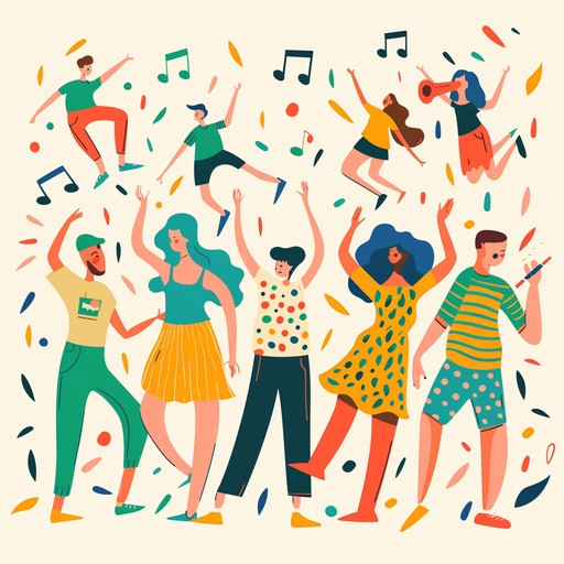 Dive into a lively and joyful tune, driven by an accordion to celebrate summer festival moments. The track's upbeat rhythm and cheerful harmonies create an atmosphere perfect for dancing and joyful gatherings.