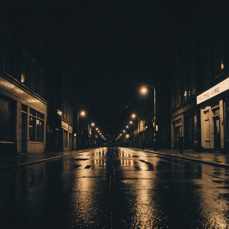 This piece captures the essence of a serene walk down a theater lined street after a rain, where the glow of soft streetlights casts a gentle ambiance. The music flows smoothly, carried by the tender sounds of a solo piano, evoking feelings of peace and a touch of nostalgia. Ideal for reflective moments or quiet evenings.