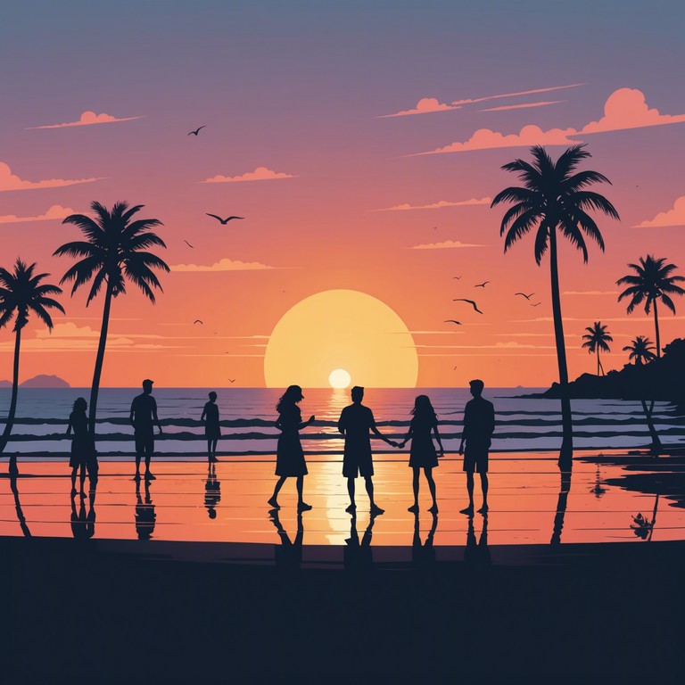 Sunset grooves in summer captures the essence of a late 70s disco funk tune, mixed with the melancholic, soulful undertones of memories fading like sunlight at dusk. The song is a rich blend of groovy bass lines and mellow rhythms, evoking the bittersweet feelings of summer endings and nostalgia.