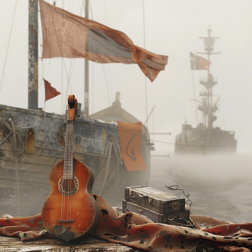 An instrumental journey that captures the essence of russian naval heritage and the stoic bravery of its sailors, merging wistful balalaika tunes with oceanic sounds to create a somber yet awe inspiring auditory landscape.