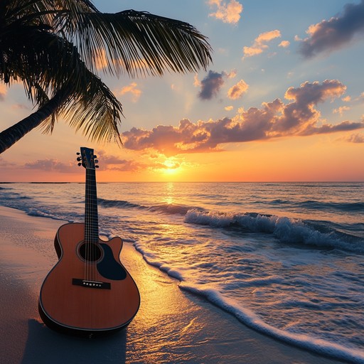 Immerse yourself in the soft, rhythmically swaying melodies of this samba tune, designed to bring peace and calm during a tranquil evening by the beach