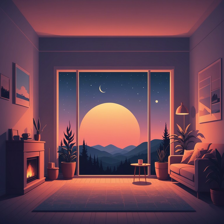 Designed as a sonic companion to nighttime serenity, this smooth composition intertwines mild acoustic guitar melodies with the ambient sounds of the late evening, creating a perfect backdrop for relaxation and introspection.