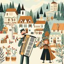 a lively instrumental tune capturing joyful german folk traditions.