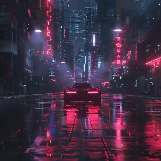 Imagine gliding through a neon-lit city under the stars, each note capturing the essence of urban mystery and technological awe. The sound should evoke the feeling of late-night adventures in a futuristic metropolis, with smooth transitions and a deep, pulsating rhythm that mirrors the heartbeat of a city that never sleeps.