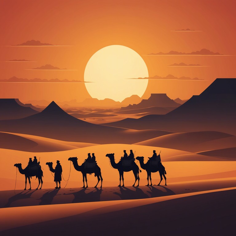 This track blends thrilling beats with the vibrant sounds of african folk instruments, creating an exhilarating atmosphere that captures the spirit of a journey across the vast saharan desert. The music is designed to energize and inspire, featuring complex rhythms and a melodic richness that celebrates the diverse musical heritage of africa.