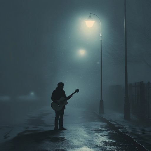 A sorrowful guitar journey through the remnants of lost love, where each haunting note reverberates through desolate landscapes of emotion. The music speaks to the heart's deep scars, lingering long after the final chord fades.