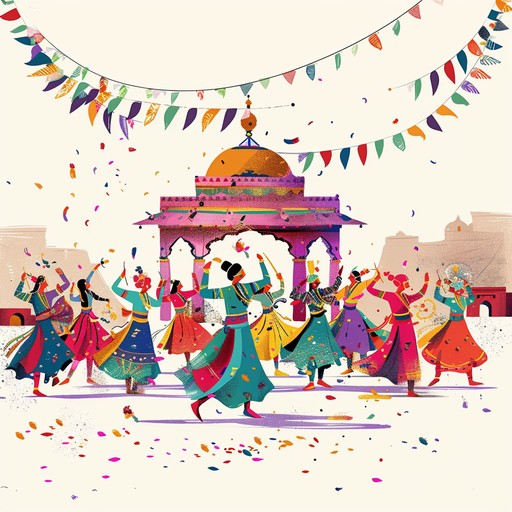 An exuberant, rhythmic track blending lively instrumentals and joyous melodies, designed to capture the spirit of festive gatherings and celebratory moments. This piece features bright and upbeat tempos, offering an uplifting and infectious energy perfect for celebrating life's special occasions.