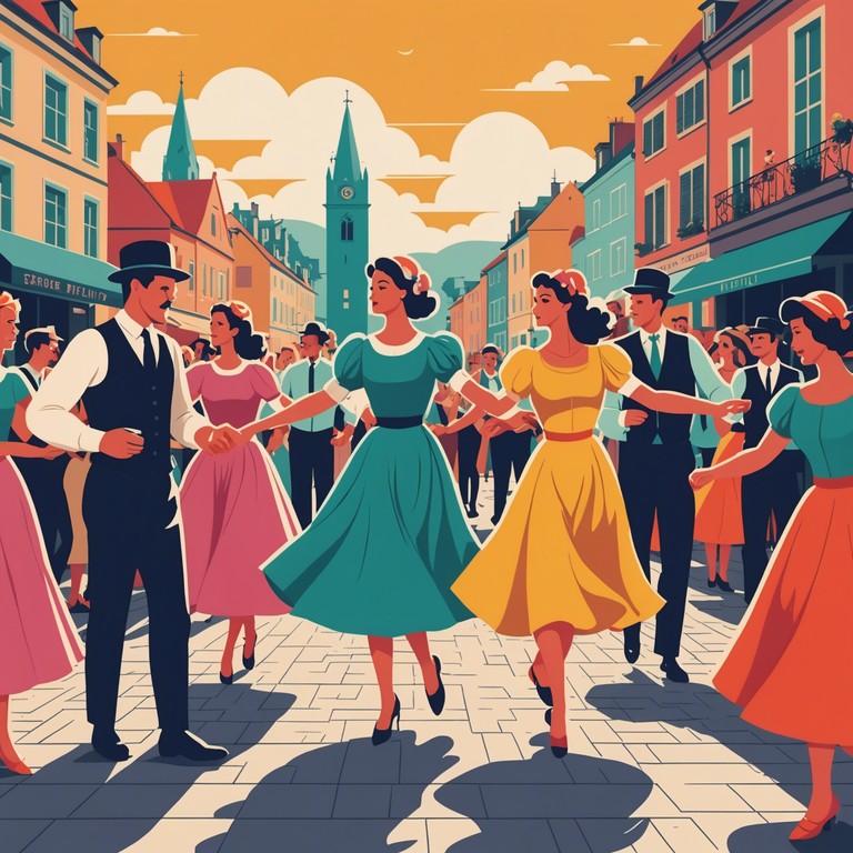 A spirited and uplifting polka track featuring energetic accordion solos that encourage spirited dancing and joyful moments. The music emulates the lively atmosphere of a traditional european festival, blending classic polka rhythms with a fresh, liberating feel that compels listeners to get up and join the dance.