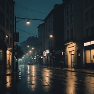 lost souls wander through misty streets