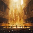 enthralling orchestral piece evoking history's grand victories powerfully