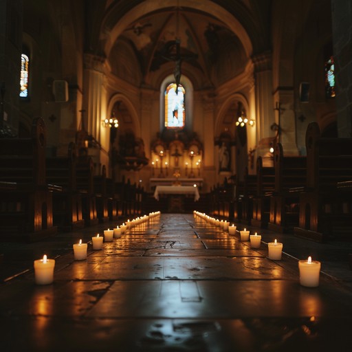 A piece where soulful gospel choirs blend with hauntingly anxious melodies, creating a soundscape that evokes a sense of unease and introspection. The harmonies are rich yet carry a subtle tension, making the listener feel both uplifted and unsettled simultaneously. This track explores the duality of faith and doubt through its powerful and emotional arrangement.