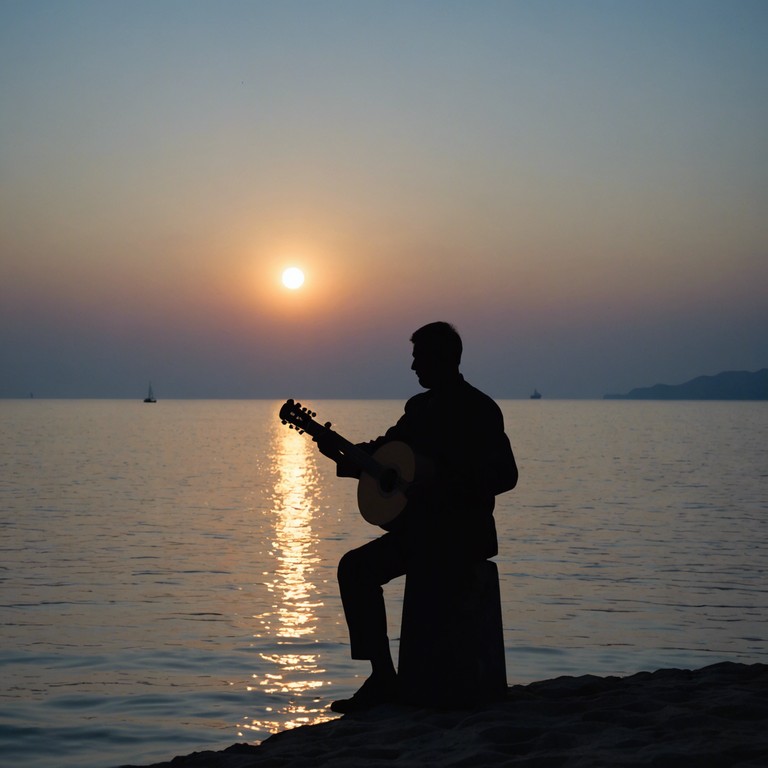 As the sun sets over a calm sea, russian sailors gather to share old stories, their voices harmonizing with the soft strumming of a balalaika. This piece evokes the tranquility and reflective mood of the sea at dusk, engaging listeners with its soothing and melodic tune