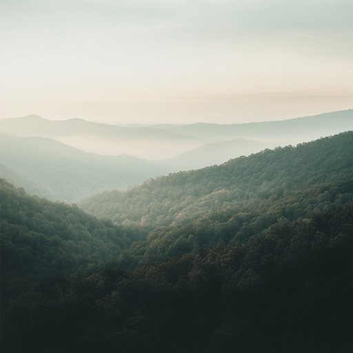 An uplifting banjo driven instrumental capturing the first light over appalachian mountains, evoking hope and tranquility