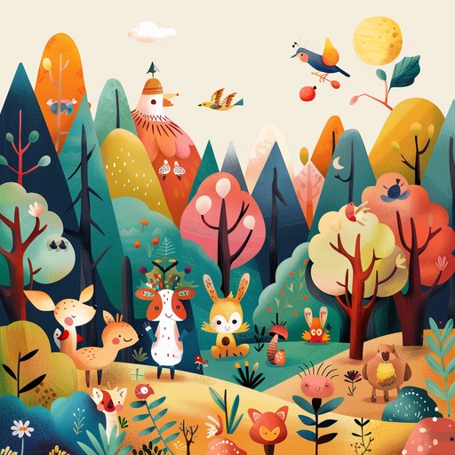 Enchanting tune that takes children on an imaginative adventure through a magical forest filled with playful creatures and hidden treasures. Ideal for sparking imagination and fun