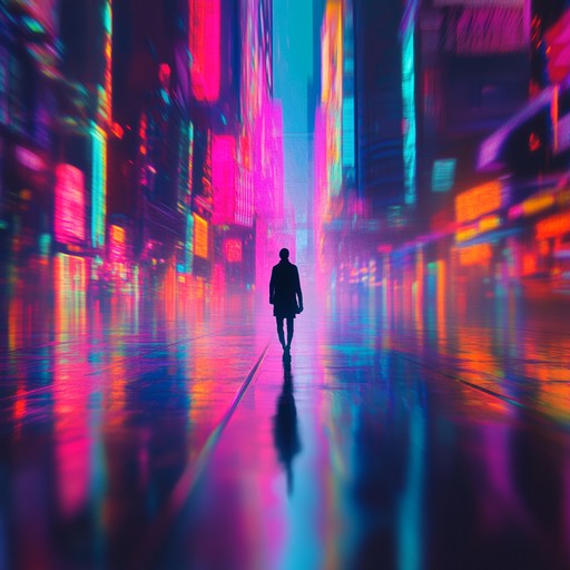 A dreamlike j pop instrumental with melancholic synths and ambient textures. The track, rich in atmospheric layers, conveys a sense of solitude and introspection, evoking images of quiet urban landscapes gleaming under neon lights.