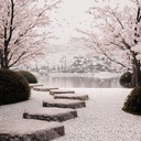 a soothing instrumental journey through a tranquil japanese garden