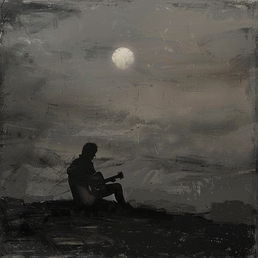 A brooding guitar melody flows through dark emotional valleys, capturing a profound sense of loss and inner turmoil, accentuated by heavy instrumental sections that depict an unyielding sorrow. Subtle changes in tempo and dynamics keep the listener engaged in this deeply reflective, heart rending piece.