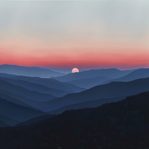 As the first rays of sunlight peek over the misty appalachian mountains, a soothing acoustic guitar melody begins to play, accompanied by the gentle whisper of a harmonica. The tune evokes the peaceful tranquility of a rural morning, with the promise of a new day filled with hope and possibility.