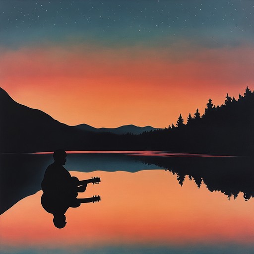 Craft an instrumental blues piece that captures the serene essence of a calm evening. Utilizing the electric guitar, the track should flow with gentle, bluesy riffs supported by a mellow bass and light drum brushes. The overall mood should be soft and peaceful, encouraging relaxation and introspection, ideal for moments of unwinding and reflection. Craft an instrumental blues piece that captures the serene essence of a calm evening. Utilizing the electric guitar, the track should flow with gentle, bluesy riffs supported by a mellow bass and light drum brushes. The overall mood should be soft and peaceful, encouraging relaxation and introspection, ideal for moments of unwinding and reflection.