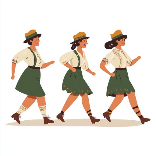 Bright, energetic tune with lively accordion capturing bavarian dance essence. Bright, energetic tune with lively accordion capturing bavarian dance essence.