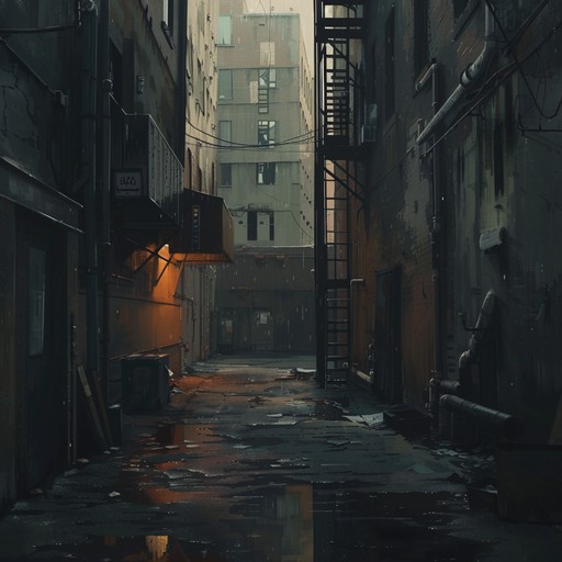 This track utilizes haunting guitar riffs, ambient synths, and complex rhythmic patterns to create an immersive, foreboding atmosphere. The use of dissonance and unconventional scales adds a layer of unsettling tension, making it a gripping listening experience.