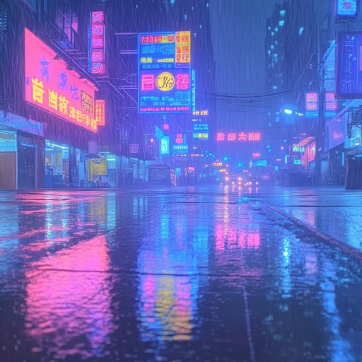 An electropop piece that combines gentle synth tones with airy pads, evoking the calm and wonder of gazing at neon skies, inviting listeners into a serene, otherworldly journey.