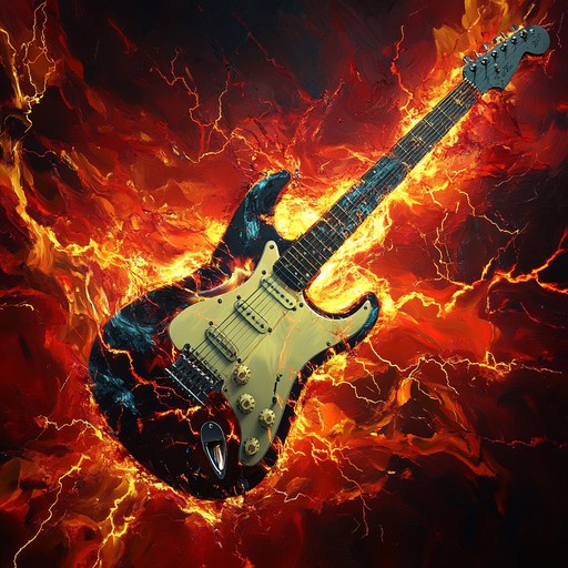 A power packed instrumental song, featuring intense and punchy guitar riffs combined with rapid beats, igniting an infectious musical adrenaline rush.