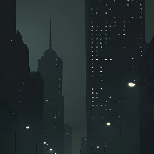 This piece layers gritty electronic beats with atmospheric synths to create a dramatic urban soundscape. Heavy basslines amplify the dark, foreboding ambiance, making it ideal for tension filled nighttime scenes set in the city.