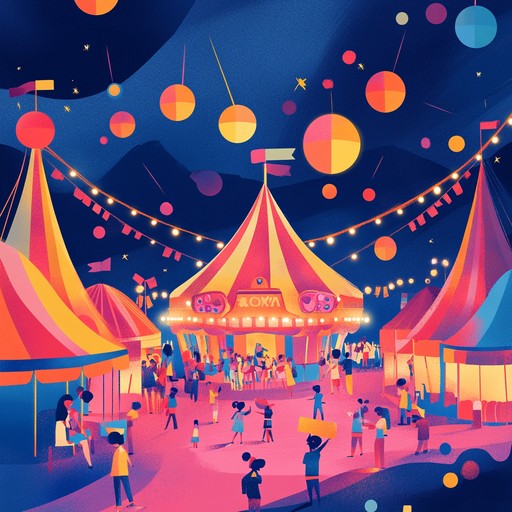 Experience the thrill of a funky carnival with vibrant rhythms and whimsical circus sounds, igniting fun and amusement