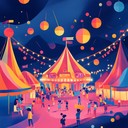 funky rhythms and circus sounds for amusement and fun