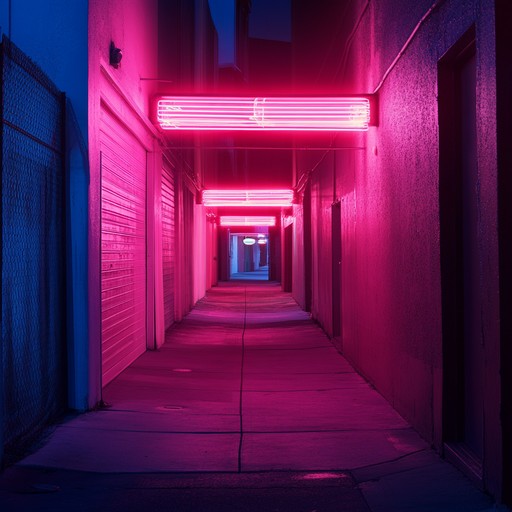 This instrumental track layers atmospheric 80s synthesizers to create a haunting soundscape that reflects the loneliness and introspective mood of a solitary walk through empty, neon lit streets at night