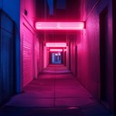 dark 80s synth track embodying loneliness amidst neon city lights