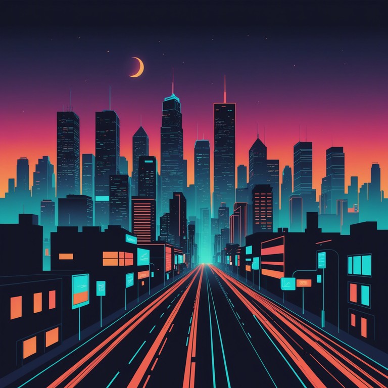 Blending the rawness of metal with the slick urban hip hop beats, this track features a gripping instrumental that embodies the energy of a bustling, nighttime cityscape. The piece uses distorted electric guitar to carry the melody over an undercurrent of hip hop rhythms, creating a soundscape of endless motion and vibrant street life.