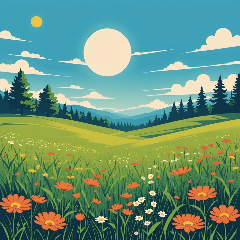 This capriccio embodies the essence of spring with its upbeat, cheerful rhythm, characterized by light, playful notes that evoke the feeling of hopping joyfully through a blooming meadow. An intricate melody played on the piano highlights the composition's lively nature and spontaneous twists, mirroring the unpredictable yet delightful spring breeze.