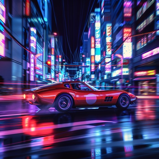 A vibrant track inspired by 80s neon nights featuring lush synthesizer melodies and pulsating beats that evoke energy and nostalgia. Perfect for capturing that retro essence.