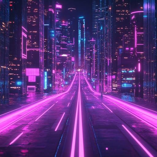 Experience an energetic night drive through neon lit streets with retro beats and shimmering synths. This track combines the high energy of synthwave with euphoric melodies perfect for capturing the excitement of a futuristic city adventure.