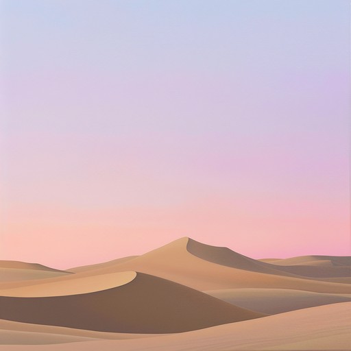 Imagine wandering through the tranquil vibes of an expansive desert, with each musical note carrying you deeper into a mirage of soothing sounds. The melody, guided by the enchanting strings of an oud, lulls you into a peaceful state. Layers of ambient textures and light percussive elements create a serene backdrop, transporting you to a world of calm and introspection.