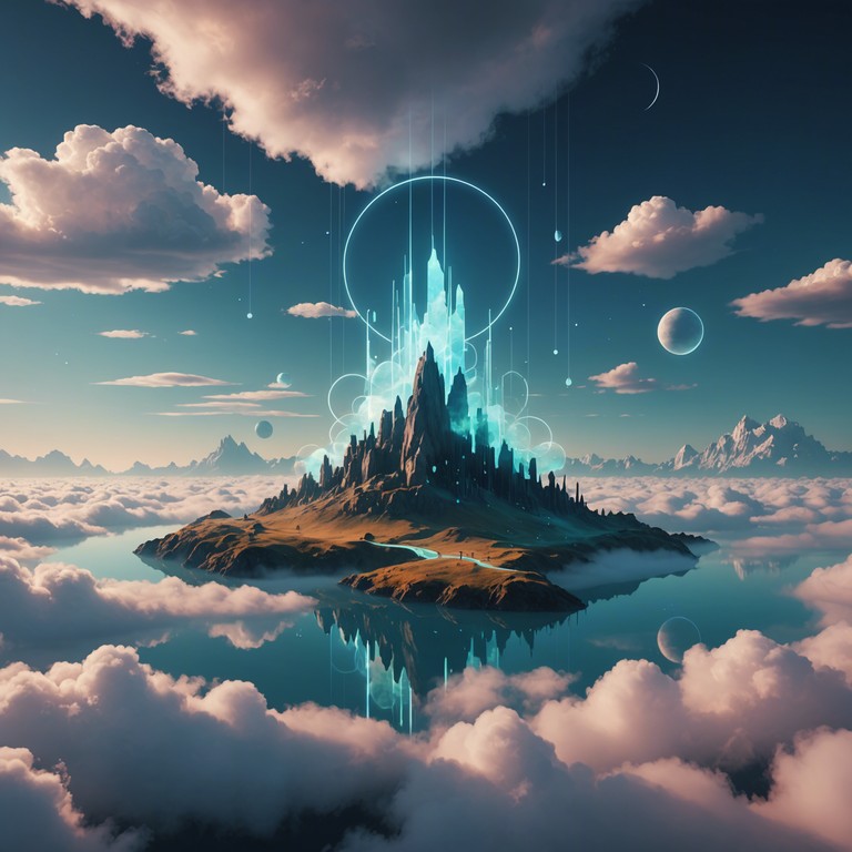 Capturing the essence of a digital fantasy land, digital daydream carousel focuses on bright, glowing synth patterns that create an immersive experience akin to a joyful ride on a carousel, crafted from bytes and imagination.