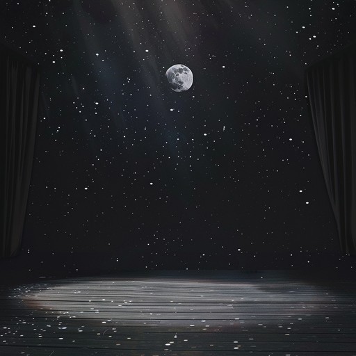 A magical piece intertwined with enchanting strings and delicate, floating melodies. The tune captures the essence of a dreamy broadway night under the starlit sky, filled with whimsical charm and wistful longing, perfect for theatrical dreams.