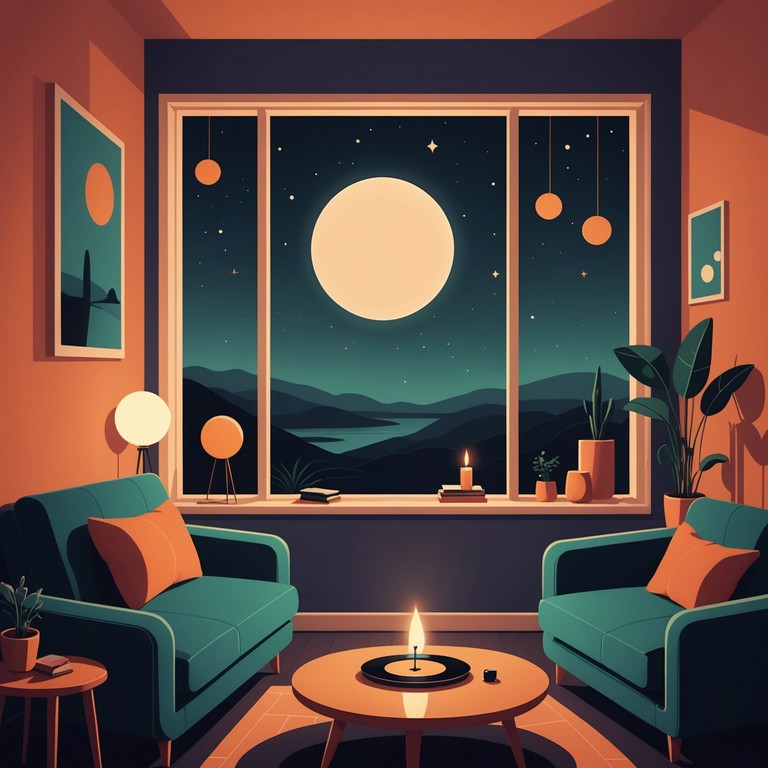 Imagine settling into a soft, plush velvet setting as calming jazz melodies fill the room, embracing you and your companion in a warm, intimate musical hug under dimmed lights. This alternative vision enhances the personal connection, inviting a closer bond through the gentle rhythms of the electric piano.