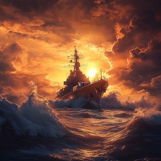 An instrumental piece that evokes the euphoria and pride of the russian navy, blending traditional maritime melodies with modern orchestration, celebrating the bravery and unity of sailors navigating the vast northern seas.