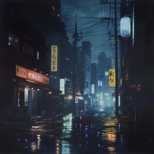 A tense j pop instrumental capturing the electrifying pulse of tokyo at night, with vibrant synths layered over heart pounding beats, evoking a sense of urgency and anticipation as if navigating through the city's labyrinthine streets under neon lights. This track maintains a high energy level with syncopated rhythms and rapid melodies, creating an infectious, edgy atmosphere perfect for action packed scenes or high stakes moments.