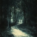 an instrumental dark folk piece with haunting, edgy melodies.