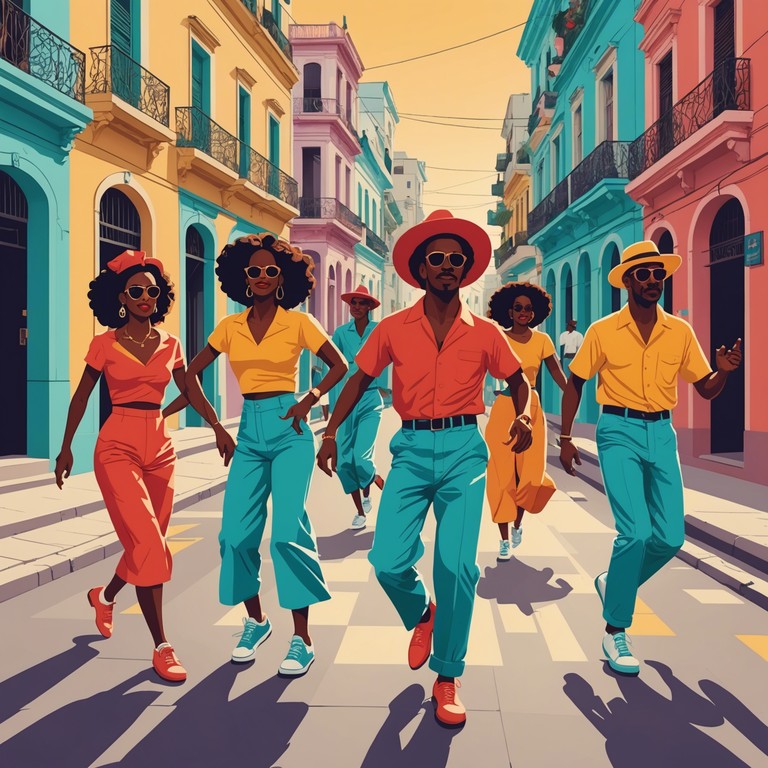 This thrilling instrumental track captures the vibrant essence of a salsa night in havana, where rhythmic beats drive an unforgettable dance experience. The fusion of traditional cuban instruments with modern salsa rhythms creates a dynamic and exhilarating soundscape, perfect for dance enthusiasts and music lovers alike.