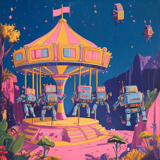 An instrumental techno track that combines playful melodies with energetic beats and quirky sound effects. This song takes listeners on an imaginative journey through a fantastical electronic landscape, blending bright synth lines with unpredictable rhythms to evoke a sense of wonder and joy. An instrumental techno track that combines playful melodies with energetic beats and quirky sound effects. This song takes listeners on an imaginative journey through a fantastical electronic landscape, blending bright synth lines with unpredictable rhythms to evoke a sense of wonder and joy.
