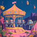 whimsical techno journey with playful synths and bouncing rhythms.